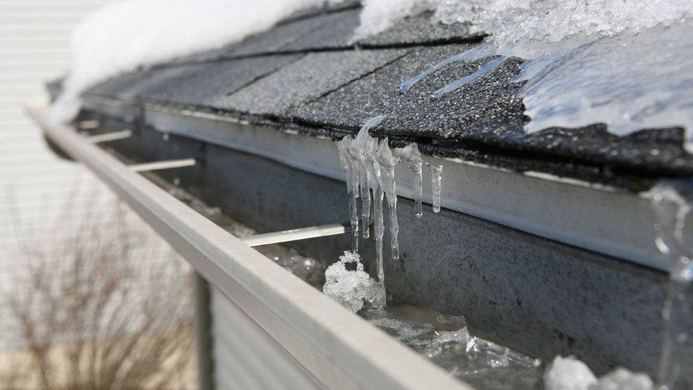 Common causes of roof leaks could be clogged gutters or Ice dams.