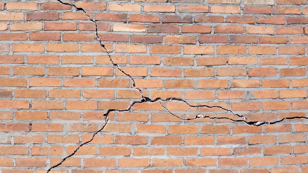 Cracks in your homes foundation can be early signs of structural damage from water.